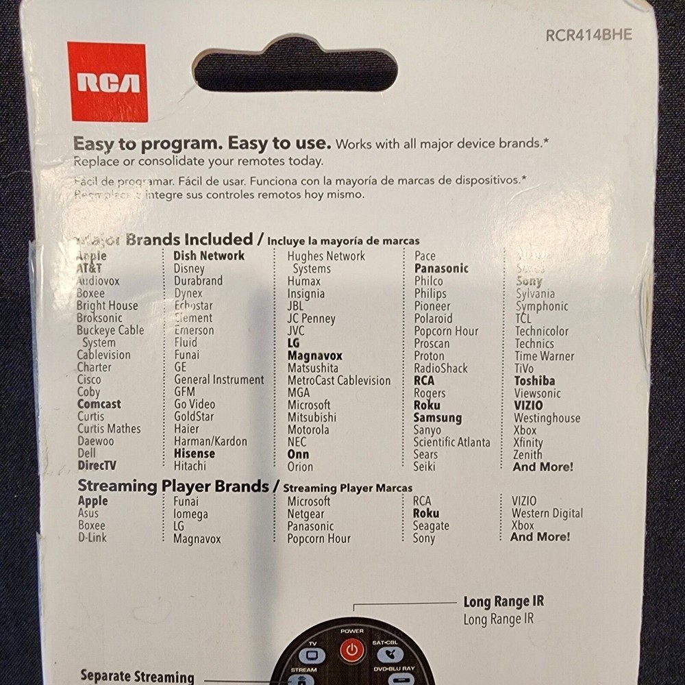 RCA Universal Remote Control - Picture 4 of 5
